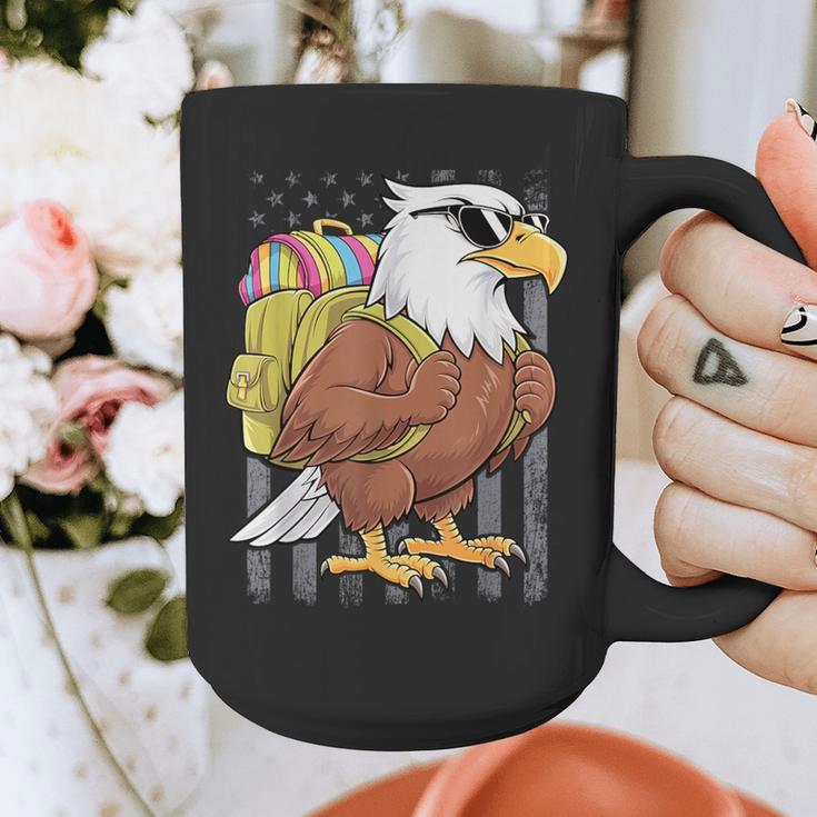 Eagle First Day Of School Teacher Back To School Eagle Graphic Print Coffee Mug, funny design
