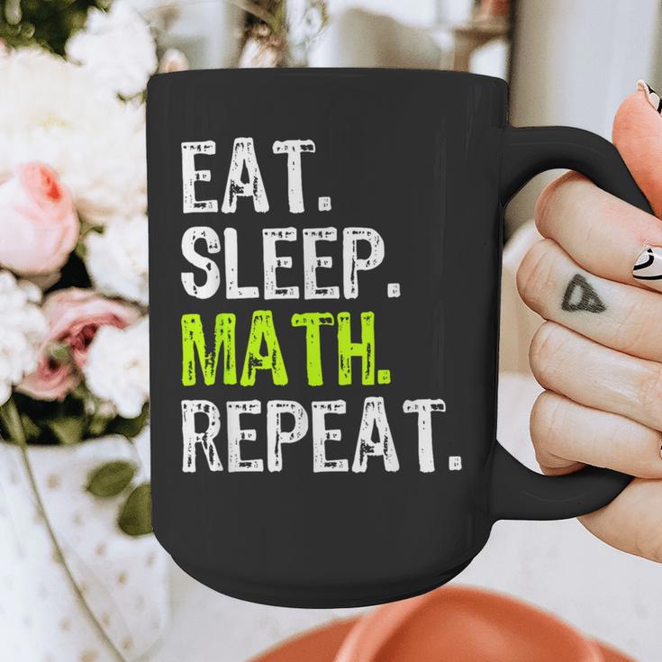 Eat Sleep Math Repeat Teacher Lover Graphic Print Coffee Mug, funny design Eat Sleep Math Repeat Teacher Lover Graphic Print Coffee Mug, funny design