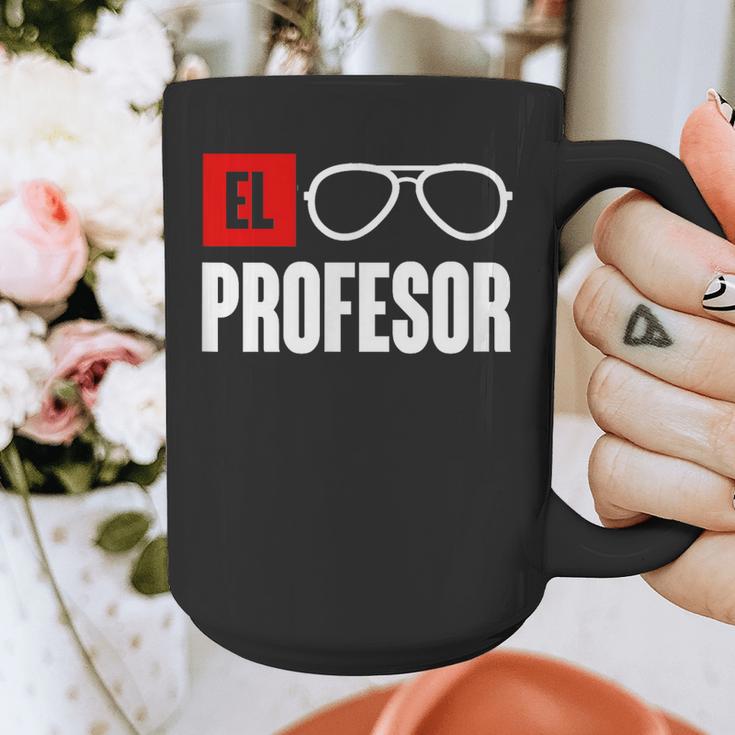 El Professor Money Costume Profesor Glasses Men Teacher Gift Graphic Print Coffee Mug, funny design El Professor Money Costume Profesor Glasses Men Teacher Gift Graphic Print Coffee Mug, funny design