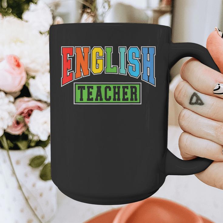 English Teacher Men Women Grammar Class English Teacher Graphic Print Coffee Mug, English Teacher Gifts, funny design