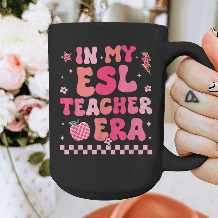 In My Esl Teacher Era Back To School ESL Teacher Groovy Graphic Print Coffee Mug, Esl Teacher Gifts, Groovy Teacher Gifts, funny design In My Esl Teacher Era Back To School ESL Teacher Groovy Graphic Print Coffee Mug, Esl Teacher Gifts, Groovy Teacher Gifts, funny design