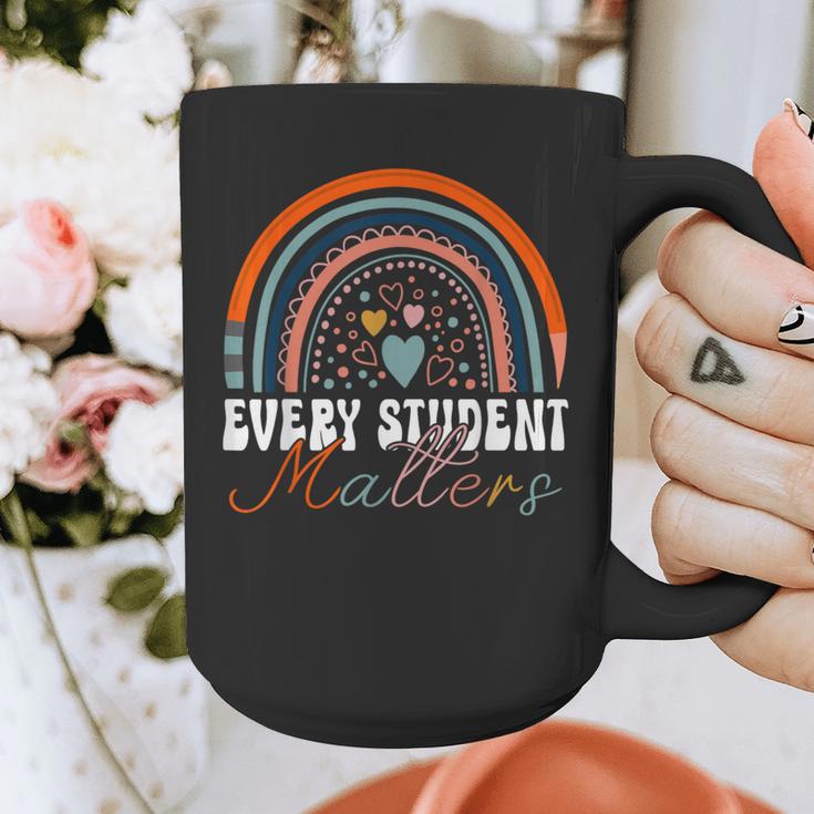 Every Student Matters Paraprofessional Support Teacher Graphic Print Coffee Mug, funny design