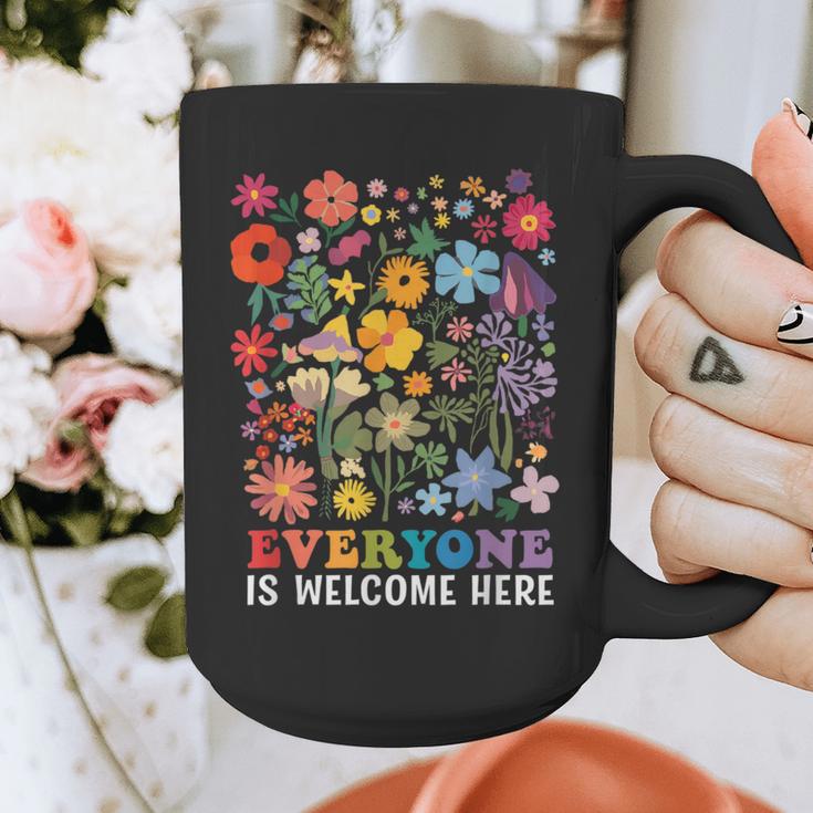 Everyone Is Welcome Here Tshirt Idaho Teacher Support Retro Graphic Print Coffee Mug, funny design Everyone Is Welcome Here Tshirt Idaho Teacher Support Retro Graphic Print Coffee Mug, funny design