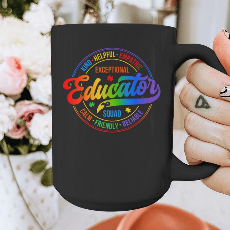 Exceptional Educator Squad Special Education Teacher Autism Graphic Print Coffee Mug, funny design Exceptional Educator Squad Special Education Teacher Autism Graphic Print Coffee Mug, funny design