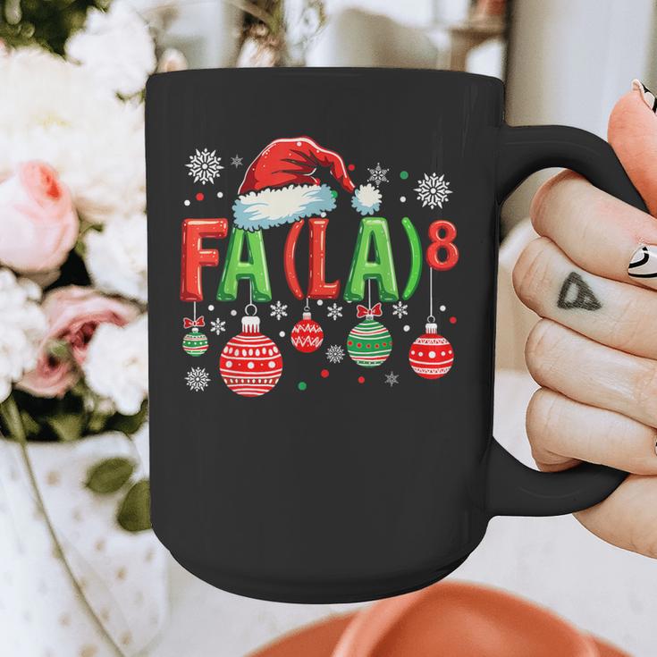 FA LA 8 Christmas Santa FA La Math Teacher Student Graphic Print Coffee Mug, funny design FA LA 8 Christmas Santa FA La Math Teacher Student Graphic Print Coffee Mug, funny design