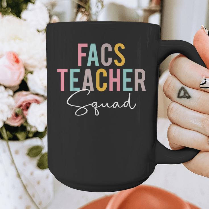 FACS Teacher Squad Colorful Appreciation Day Back To School Men Women Girls Kids Graphic Print Coffee Mug, funny design FACS Teacher Squad Colorful Appreciation Day Back To School Men Women Girls Kids Graphic Print Coffee Mug, funny design