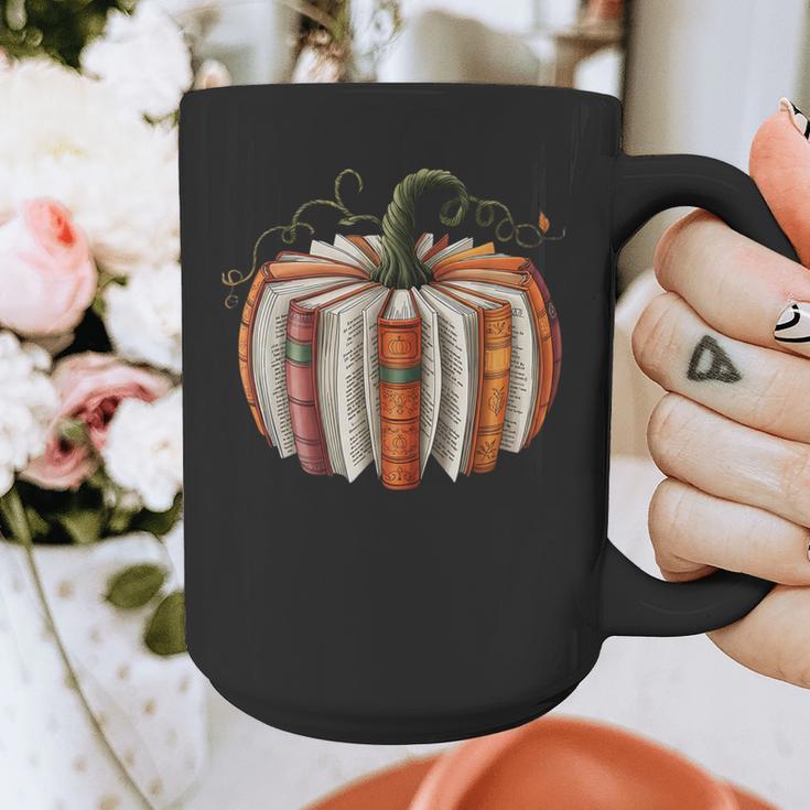Fall Book Pumpkin Retro Reading Halloween Teacher Librarian Graphic Print Coffee Mug, funny design Fall Book Pumpkin Retro Reading Halloween Teacher Librarian Graphic Print Coffee Mug, funny design