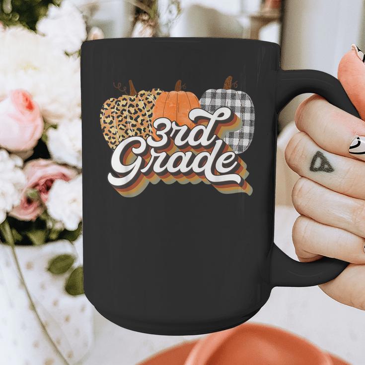 Fall Teacher Shirt 3rd Grade Teacher Retro Halloween Pumpkin Graphic Print Coffee Mug, funny design Fall Teacher Shirt 3rd Grade Teacher Retro Halloween Pumpkin Graphic Print Coffee Mug, funny design