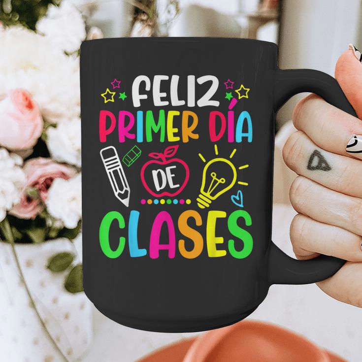 Feliz Primer Dia De Clases Kids Girl Teacher Spanish School Graphic Print Coffee Mug, funny design Feliz Primer Dia De Clases Kids Girl Teacher Spanish School Graphic Print Coffee Mug, funny design