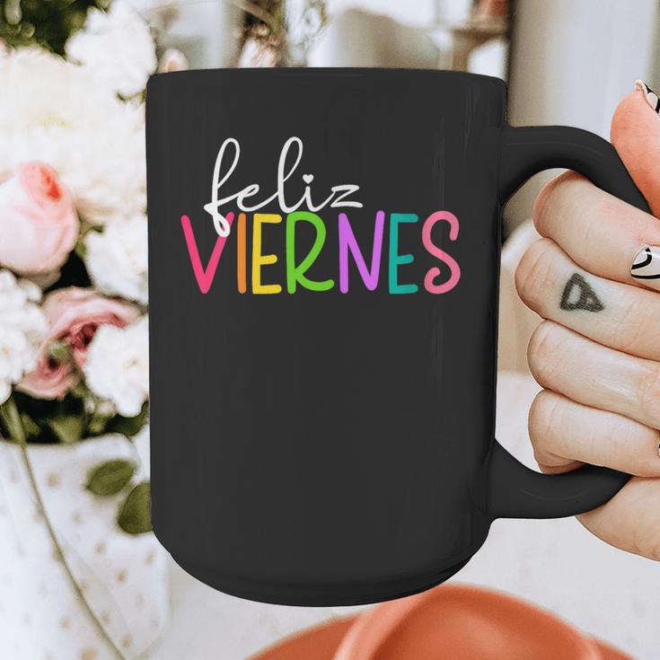Feliz Viernes Happy Friday Spanish Teacher Friday Spanish Sp Graphic Print Coffee Mug, funny design Feliz Viernes Happy Friday Spanish Teacher Friday Spanish Sp Graphic Print Coffee Mug, funny design