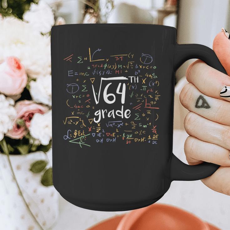 First Day Of School 8th Grade Square Root Of 64 Math Teacher Graphic Print Coffee Mug, First Grade Teacher Gifts, funny design First Day Of School 8th Grade Square Root Of 64 Math Teacher Graphic Print Coffee Mug, First Grade Teacher Gifts, funny design
