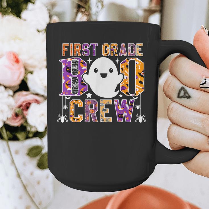 First Grade Boo Crew Teacher Student Halloween Costume Graphic Print Coffee Mug, First Grade Teacher Gifts, funny design