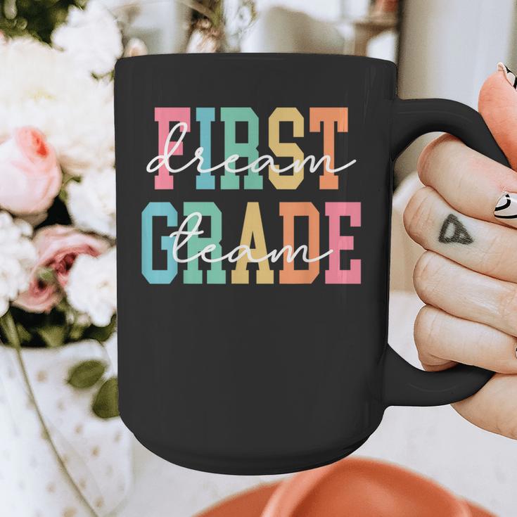First Grade Dream Team Back To School 1st Grade Teacher Graphic Print Coffee Mug, First Grade Teacher Gifts, funny design First Grade Dream Team Back To School 1st Grade Teacher Graphic Print Coffee Mug, First Grade Teacher Gifts, funny design