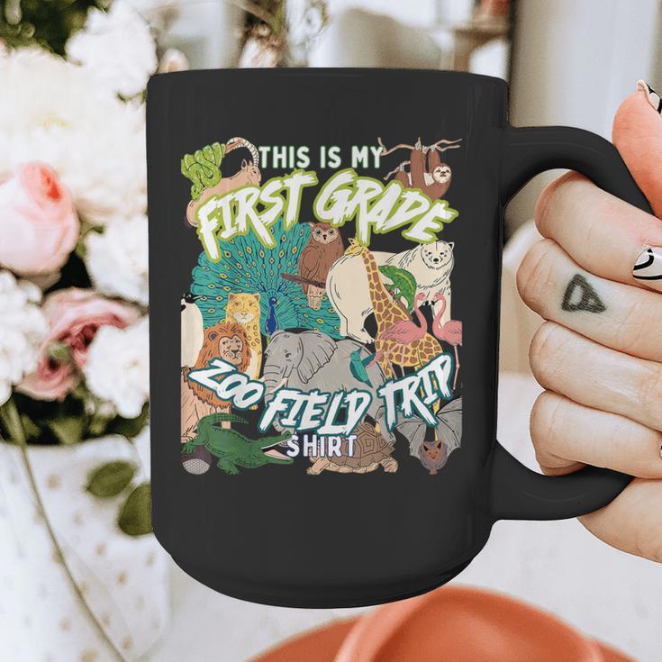 First Grade Zoo Field Trip Matching Student Teacher Class Graphic Print Coffee Mug, First Grade Teacher Gifts, funny design