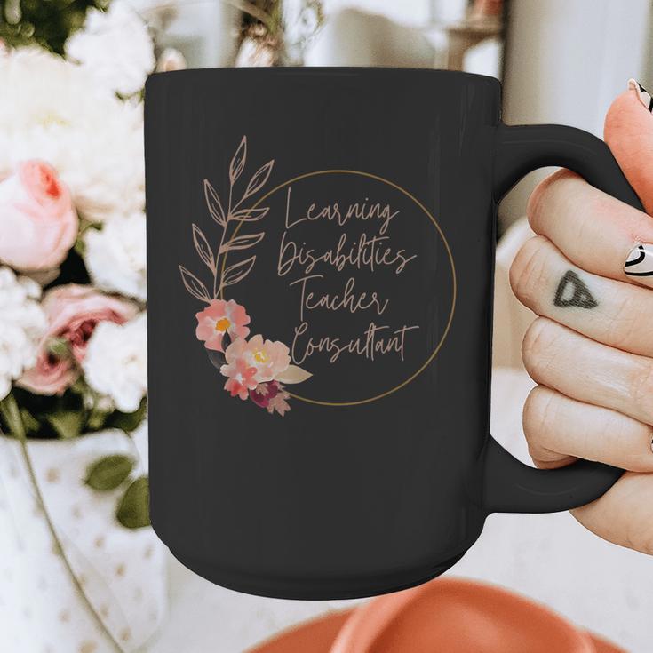 Floral Learning Disabilities Teacher Consultant SPED Teacher Graphic Print Coffee Mug, funny design Floral Learning Disabilities Teacher Consultant SPED Teacher Graphic Print Coffee Mug, funny design