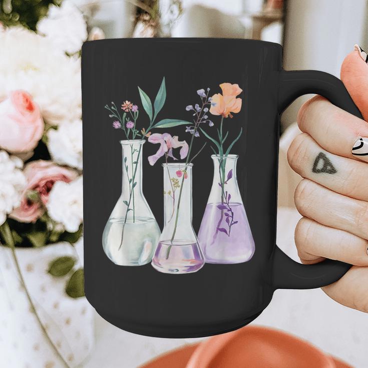 Flowers Test Tube Chemistry Student Science Teacher Women Graphic Print Coffee Mug, Science Teacher Gifts, funny design Flowers Test Tube Chemistry Student Science Teacher Women Graphic Print Coffee Mug, Science Teacher Gifts, funny design