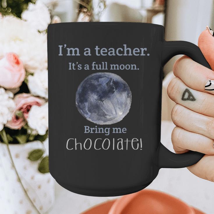Full Moon Teacher Humor For Men Women Girls Kids Graphic Print Coffee Mug, funny design