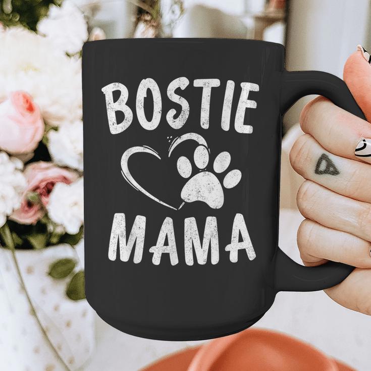 Fun Bostie Mama Dog Lover Apparel Boston Terrier Mom Graphic Print Coffee Mug, Couple Gifts, Mom Gifts, Boston Terrier Mom Gifts, funny design