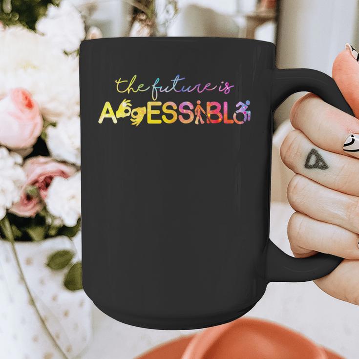 The Future Is Accessible Special Education Teacher Graphic Print Coffee Mug, Future Teacher Gifts, funny design The Future Is Accessible Special Education Teacher Graphic Print Coffee Mug, Future Teacher Gifts, funny design
