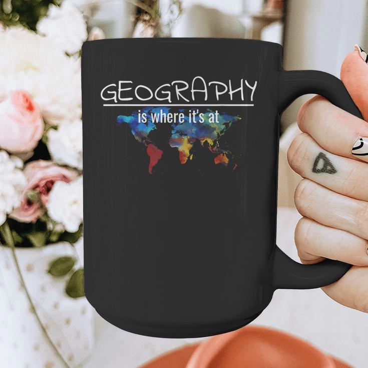 Geography Teacher Earth Day Is Where It's At For Men Women Kids Graphic Print Coffee Mug, funny design Geography Teacher Earth Day Is Where It's At For Men Women Kids Graphic Print Coffee Mug, funny design