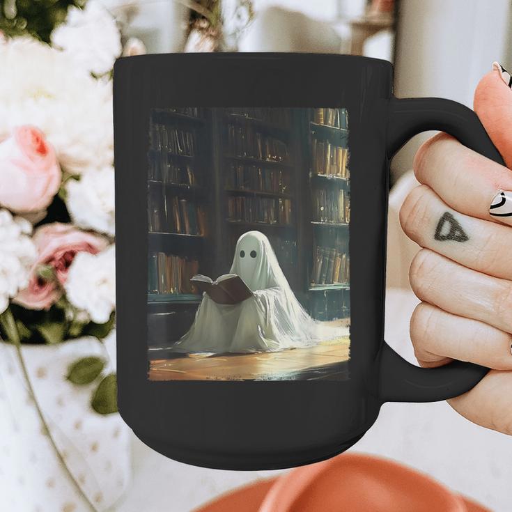 Ghost Library Halloween Book Reading Books Lover Teacher Graphic Print Coffee Mug, funny design Ghost Library Halloween Book Reading Books Lover Teacher Graphic Print Coffee Mug, funny design