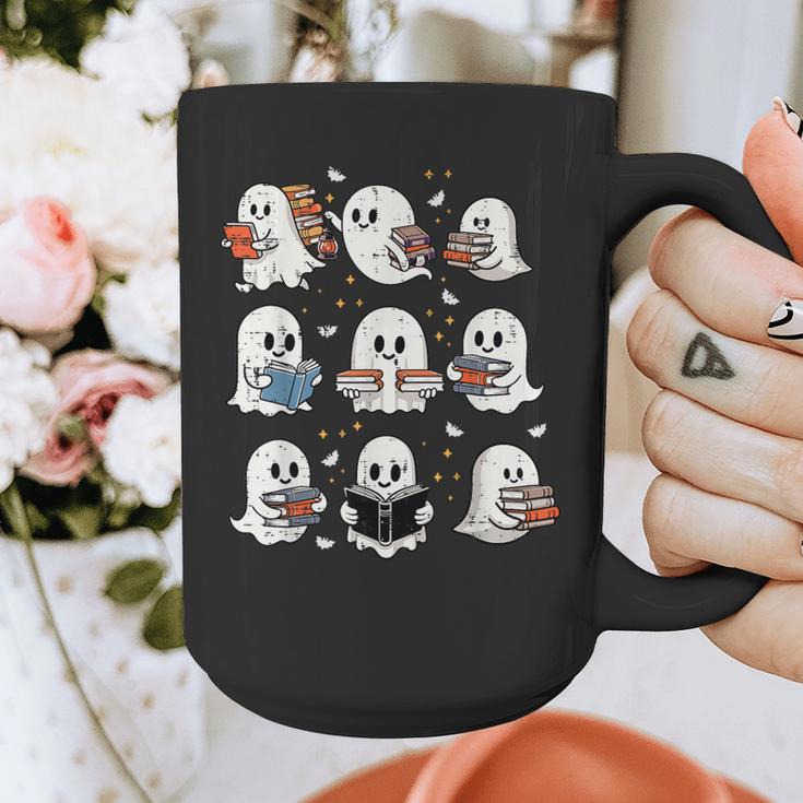 Ghosts With Books Library Halloween Men Women Kids Teacher Graphic Print Coffee Mug, funny design Ghosts With Books Library Halloween Men Women Kids Teacher Graphic Print Coffee Mug, funny design