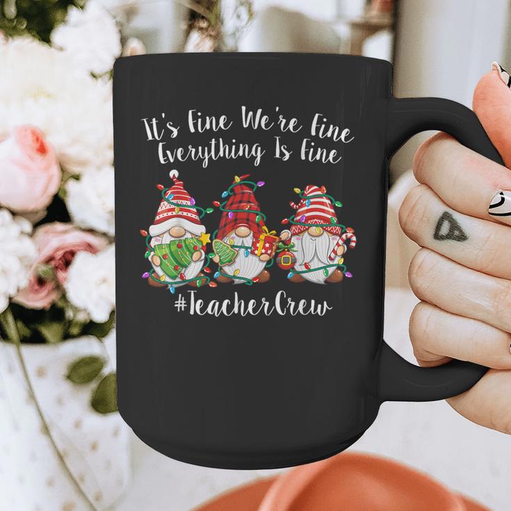 Gnome It's Fine I'm Fine Everything Is Fine Teacher Xmas Graphic Print Coffee Mug, funny design Gnome It's Fine I'm Fine Everything Is Fine Teacher Xmas Graphic Print Coffee Mug, funny design