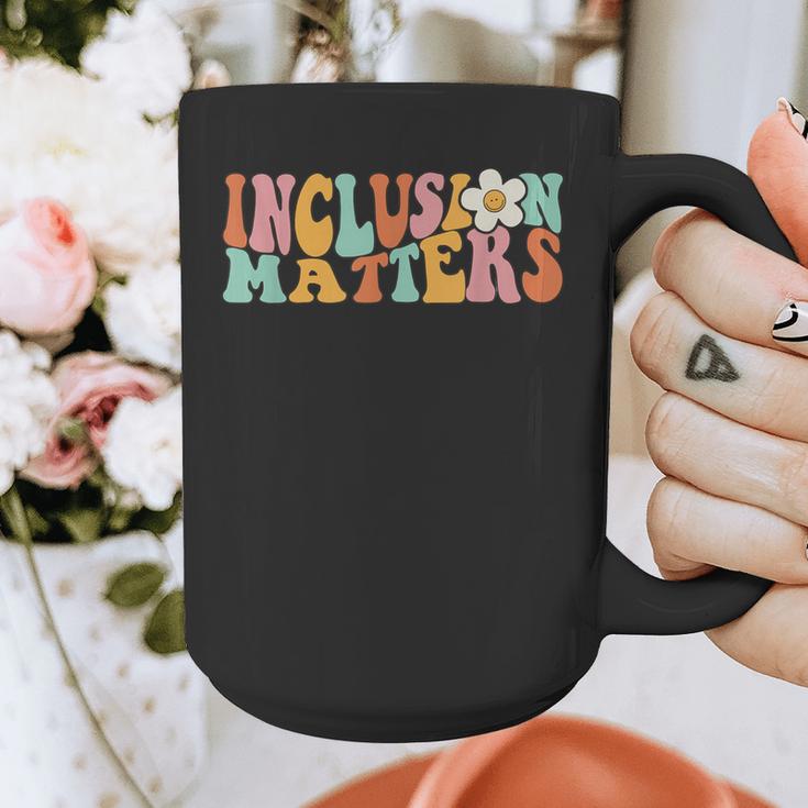 Gnoovy Vintage Inclusion Matters Special Education Teacher Graphic Print Coffee Mug, funny design Gnoovy Vintage Inclusion Matters Special Education Teacher Graphic Print Coffee Mug, funny design