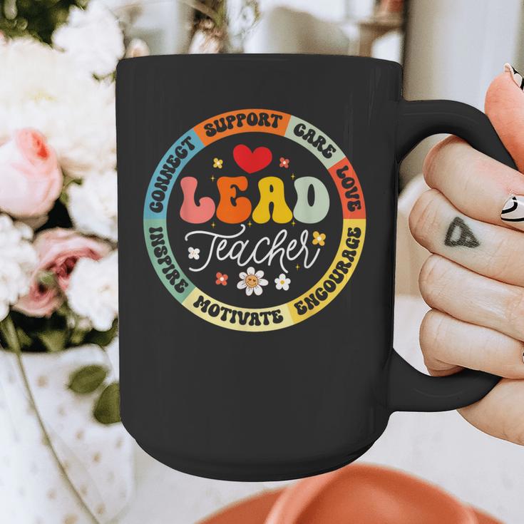 Groovy Lead Teacher Appreciation Back To School Graphic Print Coffee Mug, Groovy Teacher Gifts, funny design Groovy Lead Teacher Appreciation Back To School Graphic Print Coffee Mug, Groovy Teacher Gifts, funny design