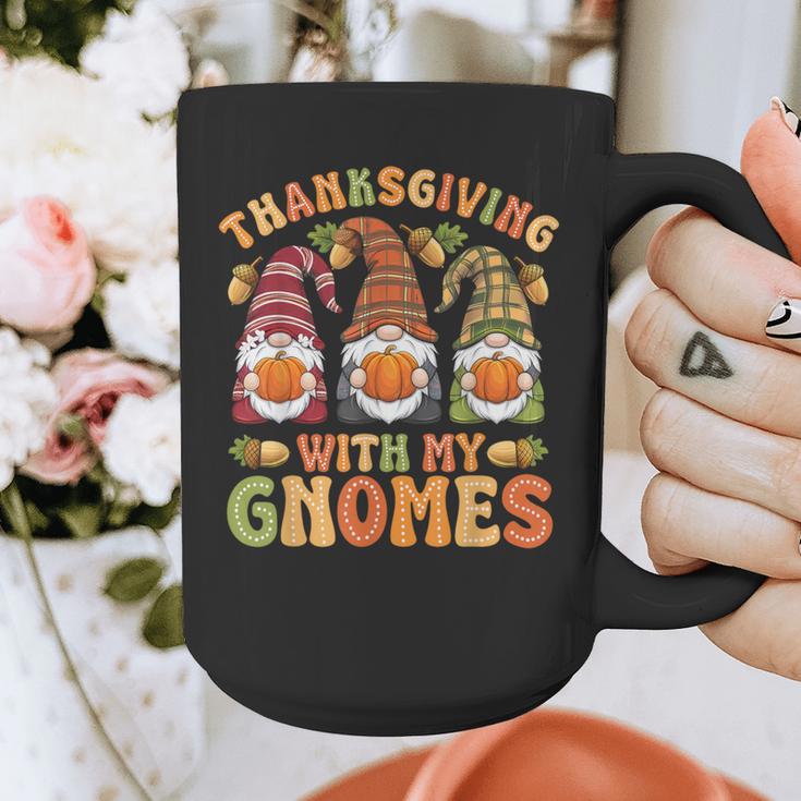 Groovy Thanksgiving With My Gnomie Women Teacher Fall Gnome Graphic Print Coffee Mug, Groovy Teacher Gifts, funny design Groovy Thanksgiving With My Gnomie Women Teacher Fall Gnome Graphic Print Coffee Mug, Groovy Teacher Gifts, funny design