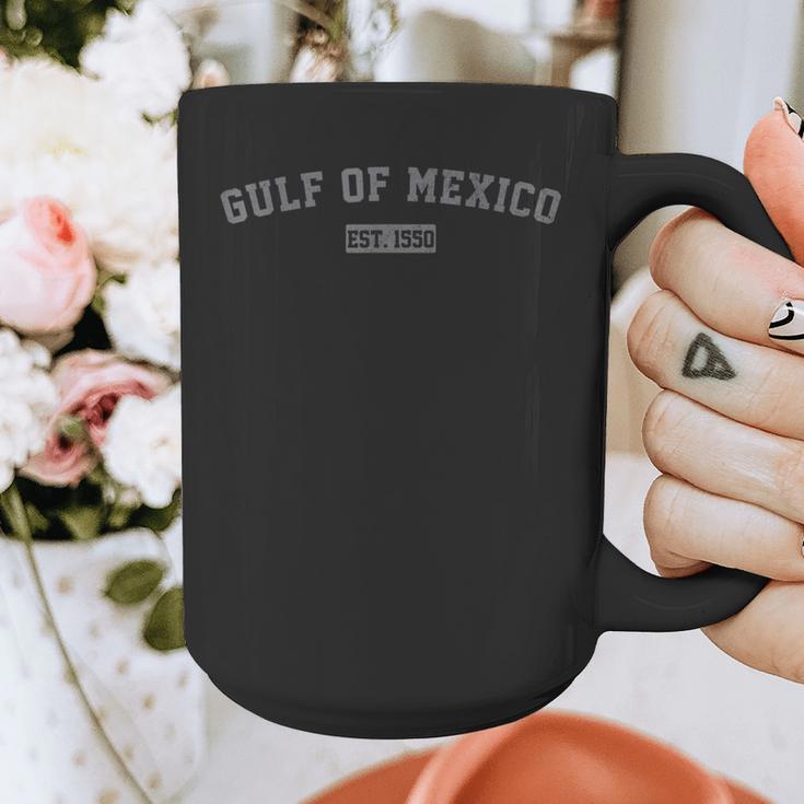 Gulf Of Mexico Est 1550 Retro Vintage For Women Men Teacher Graphic Print Coffee Mug, funny design