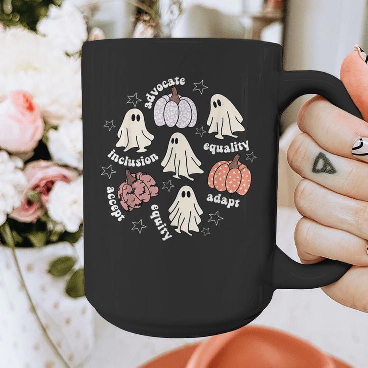 Halloween Advocate Heat Transfers Special Education Teacher Men Women Graphic Print Coffee Mug, funny design