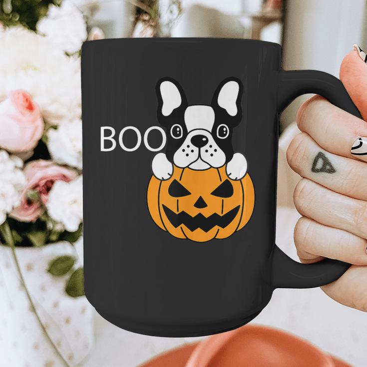 The Halloween Boston Terrier Graphic Print Coffee Mug, Boston Terrier Halloween Gifts, funny design