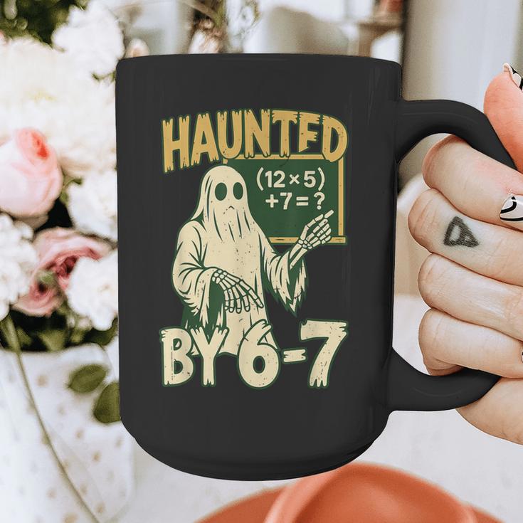 Halloween Costume Haunted By 67 Ghost Math Teacher Professor Graphic Print Coffee Mug, funny design Halloween Costume Haunted By 67 Ghost Math Teacher Professor Graphic Print Coffee Mug, funny design