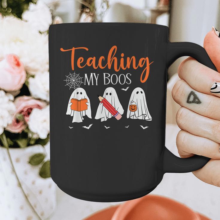 Halloween Ghost Teachers Teaching My Boos Costume Women Men Graphic Print Coffee Mug, funny design Halloween Ghost Teachers Teaching My Boos Costume Women Men Graphic Print Coffee Mug, funny design