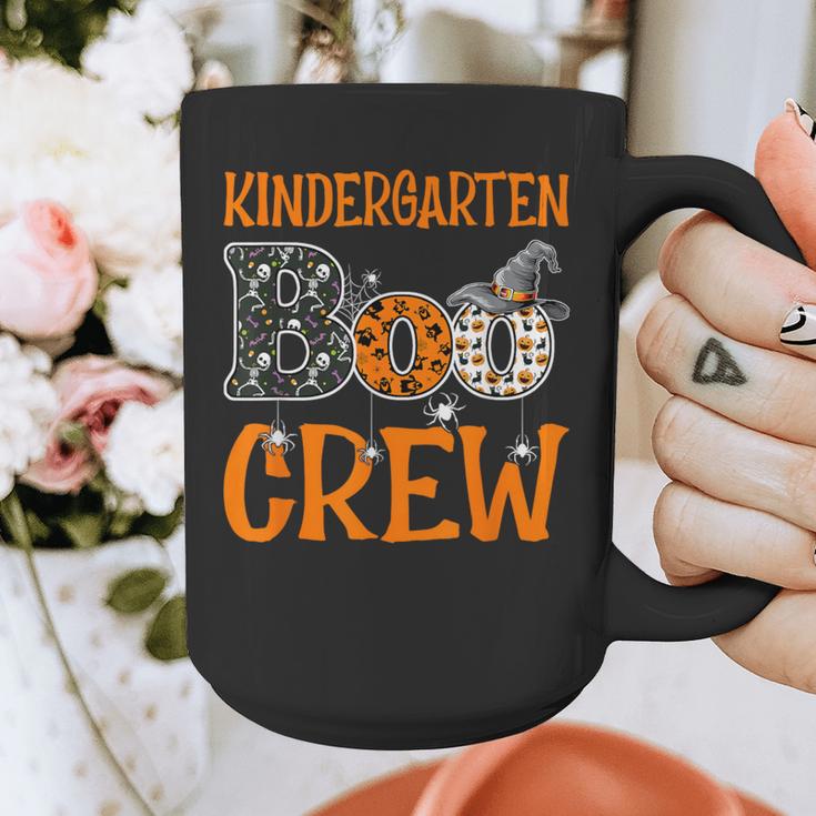 Halloween Kindergarten Boo Crew Kinder Teacher Student Graphic Print Coffee Mug, funny design Halloween Kindergarten Boo Crew Kinder Teacher Student Graphic Print Coffee Mug, funny design
