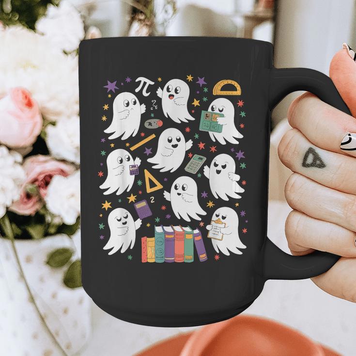 Halloween Math Teacher Ghost Math Teacher Spooky Halloween Graphic Print Coffee Mug, funny design Halloween Math Teacher Ghost Math Teacher Spooky Halloween Graphic Print Coffee Mug, funny design
