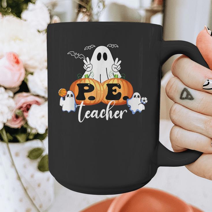 Halloween PE Teacher Ghosts Pumpkins Sports Lover Graphic Print Coffee Mug, Pe Teacher Gifts, funny design Halloween PE Teacher Ghosts Pumpkins Sports Lover Graphic Print Coffee Mug, Pe Teacher Gifts, funny design
