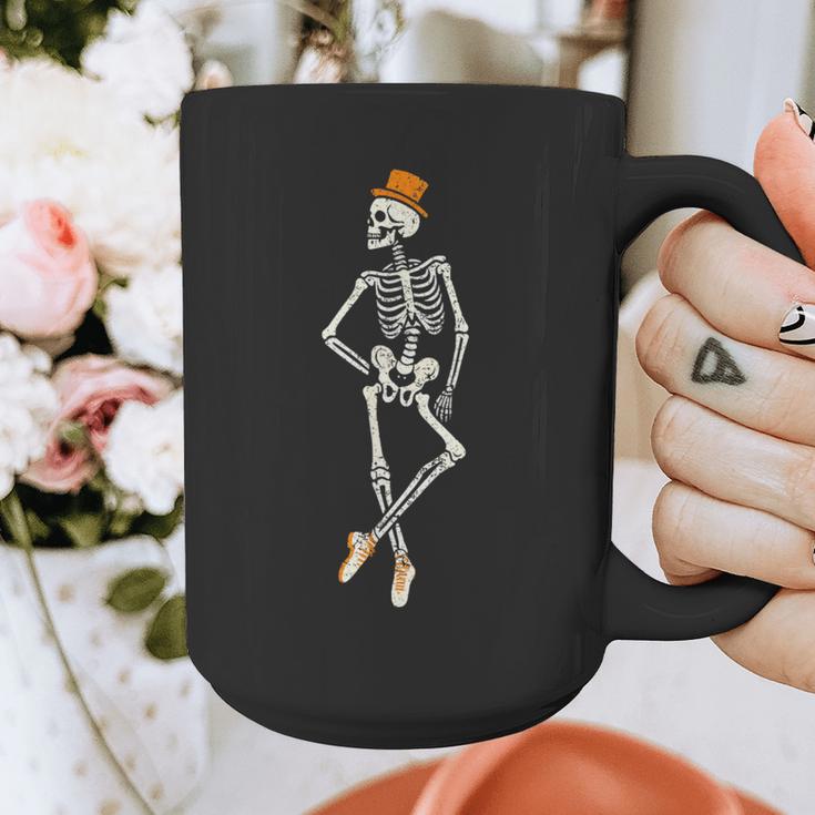 Halloween Skeleton Tap Dance Ballet Dance Teacher Graphic Print Coffee Mug, funny design