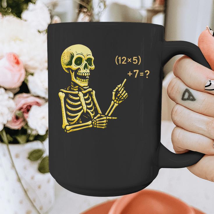 Halloween Teacher Six Seven 6 7 Skeleton Spooky Costume Graphic Print Coffee Mug, funny design