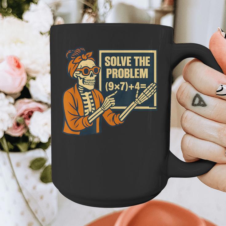 Halloween Teacher Six Seven Meme 6 7 Skeleton Spooky Costume Graphic Print Coffee Mug, funny design Halloween Teacher Six Seven Meme 6 7 Skeleton Spooky Costume Graphic Print Coffee Mug, funny design
