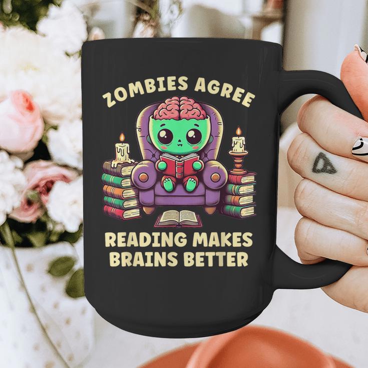 Halloween Teacher Zombie Reading Is Good For Brains Graphic Print Coffee Mug, funny design Halloween Teacher Zombie Reading Is Good For Brains Graphic Print Coffee Mug, funny design
