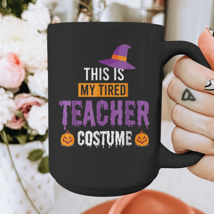 Halloween Teachers This Is My Tired Teacher Costume Graphic Print Coffee Mug, funny design Halloween Teachers This Is My Tired Teacher Costume Graphic Print Coffee Mug, funny design