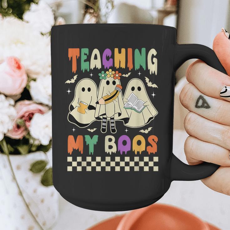 Halloween Teaching My Boos Cute Ghost Teacher Life Costume Graphic Print Coffee Mug, funny design Halloween Teaching My Boos Cute Ghost Teacher Life Costume Graphic Print Coffee Mug, funny design