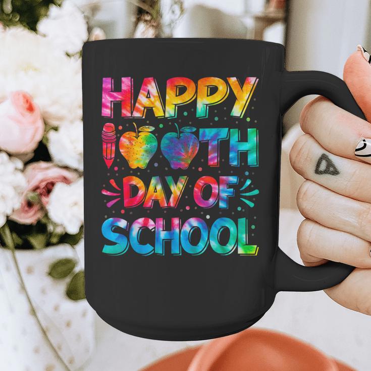 Happy 100th Day Of School Teacher Student 100 Days Tie Dye Men Women Kids Graphic Print Coffee Mug, funny design Happy 100th Day Of School Teacher Student 100 Days Tie Dye Men Women Kids Graphic Print Coffee Mug, funny design