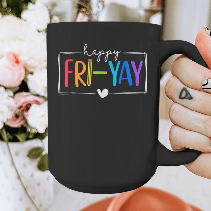 Happy Fri-Yay Fri Yay Teacher Student Friday Weekend Graphic Print Coffee Mug, funny design Happy Fri-Yay Fri Yay Teacher Student Friday Weekend Graphic Print Coffee Mug, funny design
