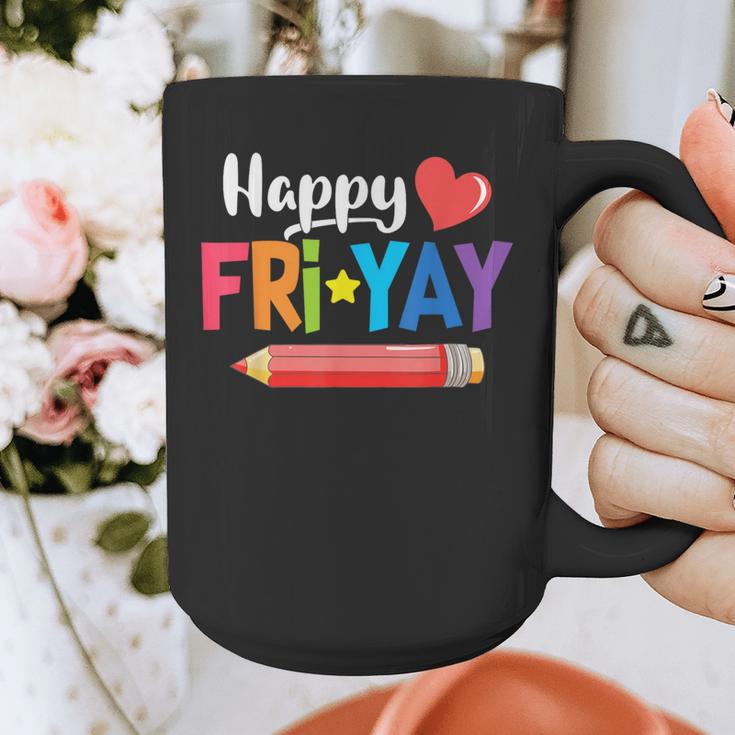Happy Fri-Yay Friday Lovers Fun Teacher Life Weekend Graphic Print Coffee Mug, funny design Happy Fri-Yay Friday Lovers Fun Teacher Life Weekend Graphic Print Coffee Mug, funny design