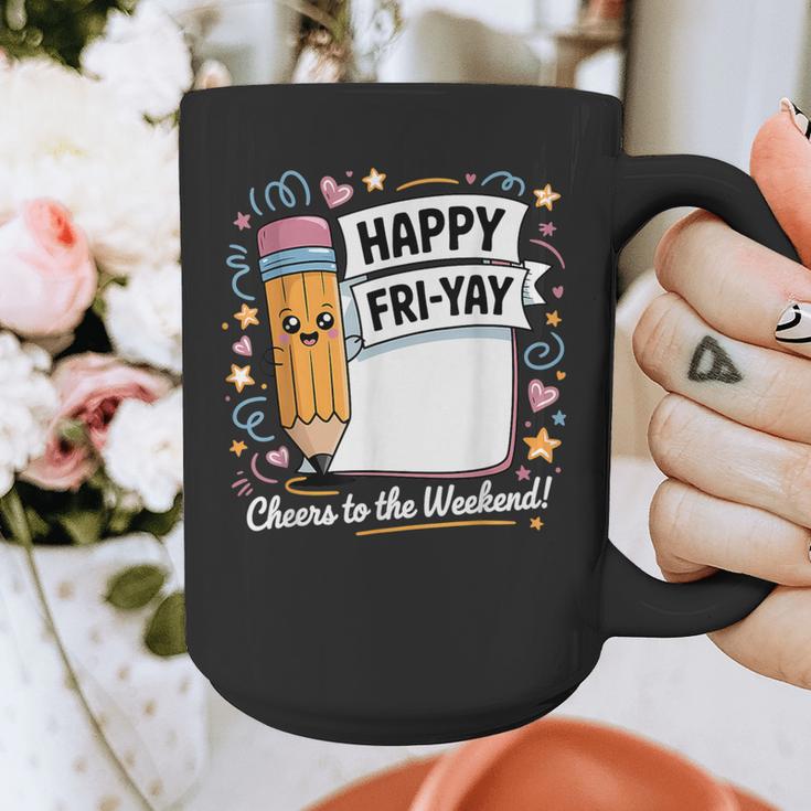 Happy Fri-Yay Teacher Fry Yay Friday Weekend Graphic Print Coffee Mug, funny design Happy Fri-Yay Teacher Fry Yay Friday Weekend Graphic Print Coffee Mug, funny design