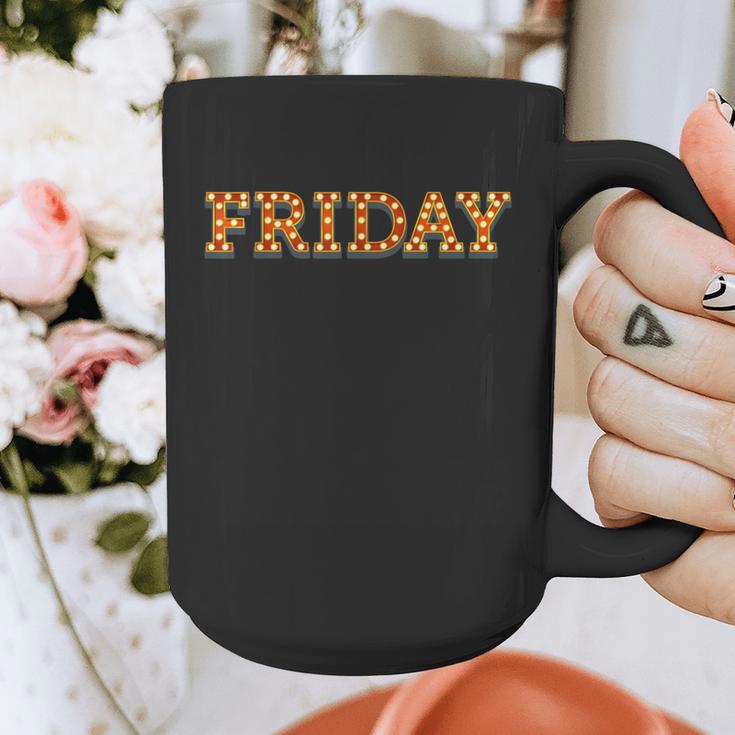Happy Friday Love Fridays Fun Teacher For Men Women Graphic Print Coffee Mug, funny design