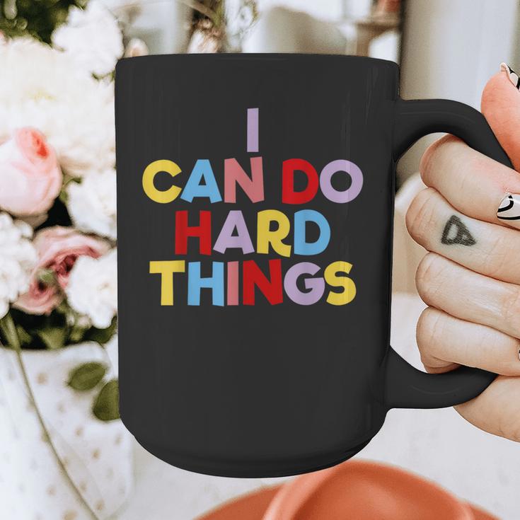 I Can Do Hard Things Teacher Inspiration Do Hard Things Graphic Print Coffee Mug, funny design